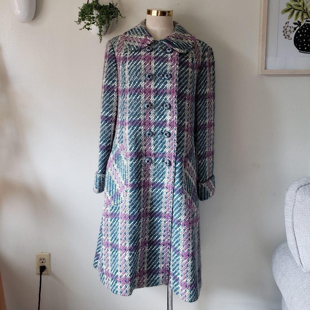 Vintage Double Breasted Winter Dress Coat